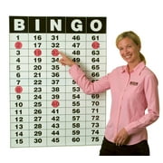 S&S Worldwide Giant Bingo Masterboard Poster 41 H x 30.5 W and Static Cling Chips Set