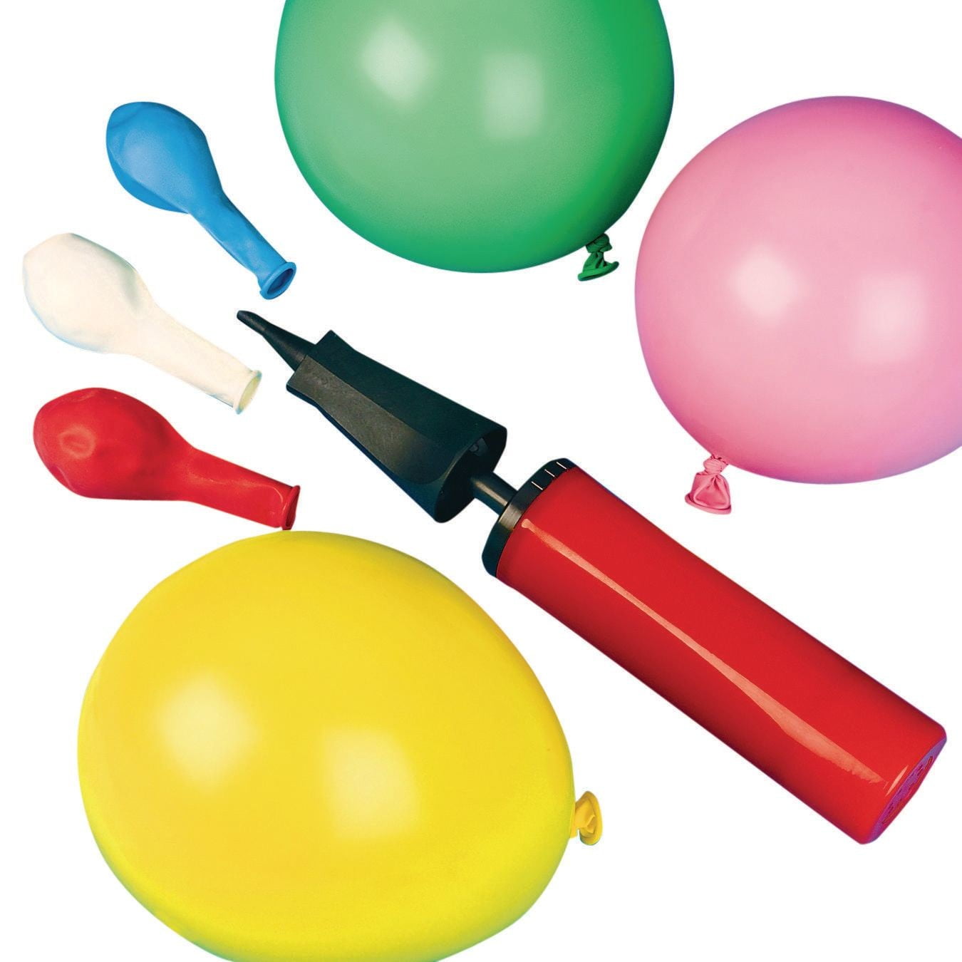 S&S Worldwide HandHeld Balloon Inflator. Durable 11" x 2" Plastic