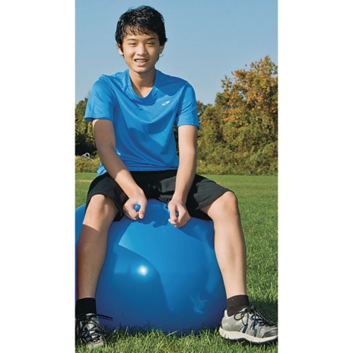 S&S Worldwide Hop Ball, Giant 28" Diameter, Roto-Molded Vinyl, Spring Toy, Outdoor Play, Ages 10+