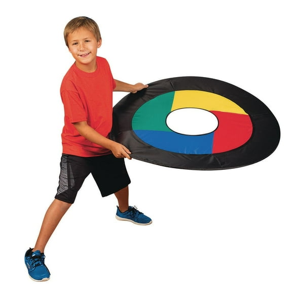 S&S Worldwide Monster Flying Ring. Unfolds to 36" Diameter, Folds to 12" for Easy Storage. Safe Light Weight Fabric Disc For Kids and Adults.