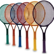 S&S Worldwide Spectrum Jr. Tennis Racquets, 21" Long Plastic Rackets. Great for Building Tennis and Racket Sport Skills.