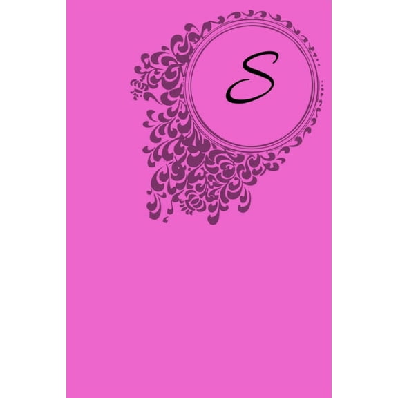 S : S monogram notepad, S monogrammed gifts for women (Paperback)