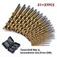thumbnail image 1 of S SATC 58-Piece 1/16" - 3/8" Cobalt Twist Drill Bit Set with Screwdriver, 1 of 11