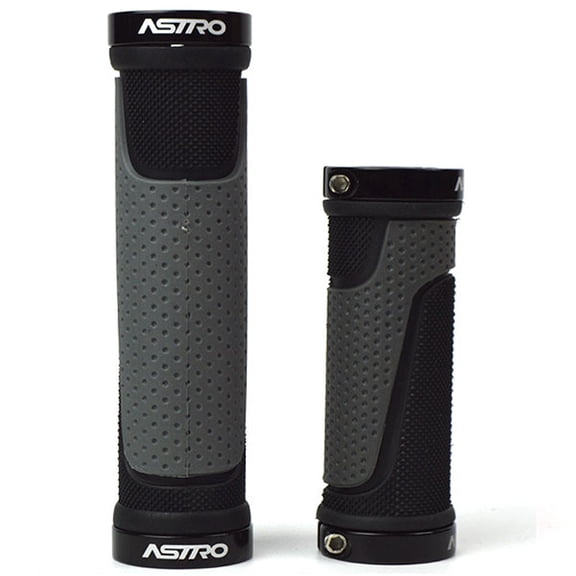 S SENQI Bike Grips Lightweight Bicycle Grips 130mm &130mm,130mm &90mm, 90mm &90mm Fit 22.2mm Handlebar Anti-Slip Grips Suitable for Multi-Speed Bicycles Mountain Bikes BMX Bikes(Long and Short,Black)