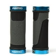 thumbnail image 1 of S SENQI Bike Grips Lightweight Bicycle Grips 130mm &130mm,130mm &90mm, 90mm &90mm Fit 22.2mm Handlebar Anti-Slip Grips Suitable for Multi-Speed Bicycles Mountain Bikes BMX Bikes(Short,Blue), 1 of 1