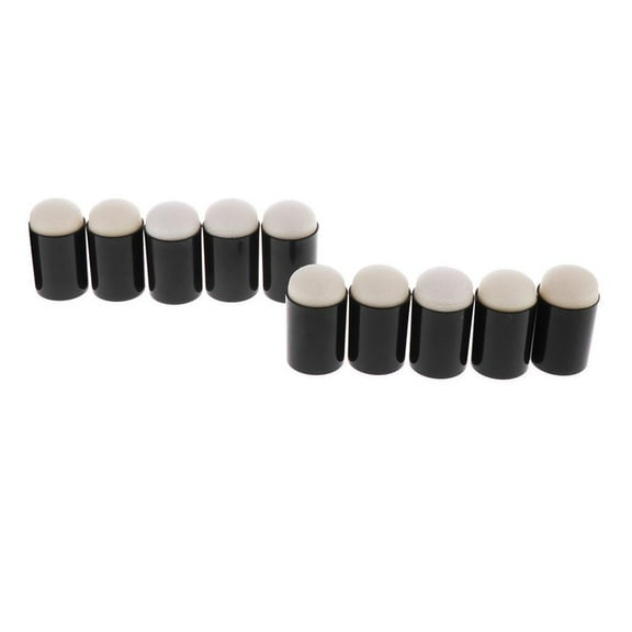 S SERENABLE 10 Finger Sponge Daubers Set for Painting Drawing Ink Crafts Chalk Great For Applying Ink, Chalk, Paint, Card Making and Other Art