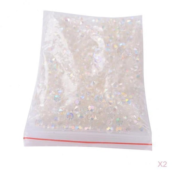 S SERENABLE 10000x Small Crystals Diamond Shape For Home Decoration Table Wedding Sprinkling Table Crystals