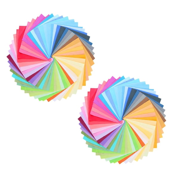 S SERENABLE 100PCS Package 15x15cm - Colorful Fabrics For Sewing Patchwork Fabric Package Remnants Of Sewing Materials Cloth DIY Craft