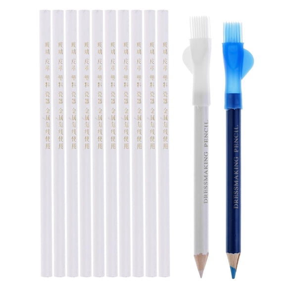 S SERENABLE 12Pcs Fabric Marker Pens Dressmaker ' S Pattern Marking Chalk Sewing