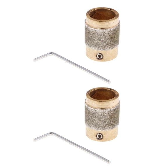 S SERENABLE 2 Pack Heavy Duty Grinding Bits Set Stained Glass Head for All Grinding Machines Parts