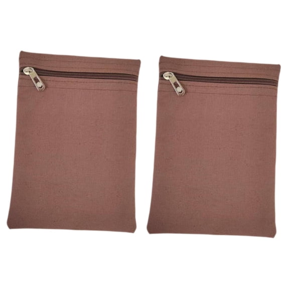 S SERENABLE 2 Pieces Coats Pocket Sew in Side Pocket Zipper Coat Inside Pocket Travel Security Pocket Canvas Material Suitable for Clothing Sewing Travel Daily Us coffee