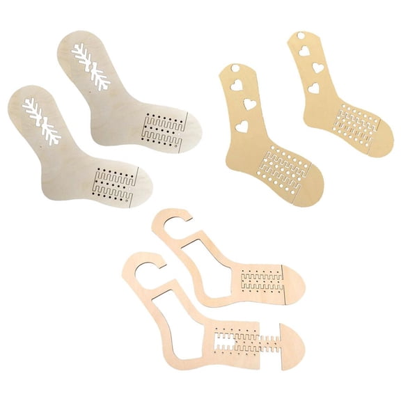 S SERENABLE 2Pcs Sock Blockers Knitting Mold for Craft Lovers Beginners , 3er Set