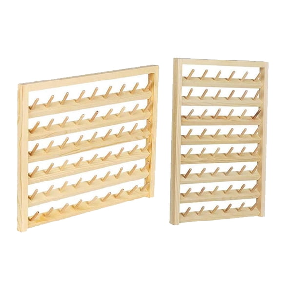 S SERENABLE 2pcs Wall Door Mounted Thread Holder Stand Organizer Storage Knitting Tool