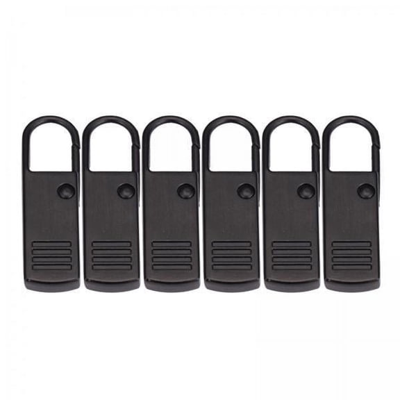 S SERENABLE 2x 6 Pieces Zipper Replacement, Zipper Metal Puller Slider Zipper Extender, Smooth And Polished, Sturdy And Durable
