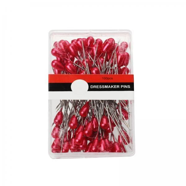 S SERENABLE 2x100x Straight Pins, Steel Dressmaker Pins, Straight Pins Sewing with Boxes, Fine