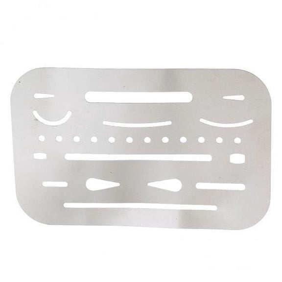 S SERENABLE 3-4 Packung 3.7"x2.4" Stainless Steel Erasing Drawing Drafting 4 Pcs