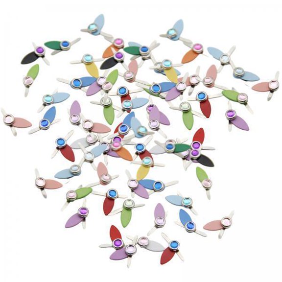 S SERENABLE 3x100x Mini Brads 100x Picture Buttons for Photos Paintings Artwork