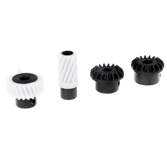 S SERENABLE 4 Pieces Plastic & Metal Rotating Hook Bevel Gear for Singer Sewing Machine 502 507 509 518 522