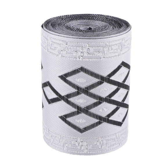 S SERENABLE 5. Fabric Border Woven Ribbon Fabric Ribbons Edging Jacquard Edging Sewing Craft, , 8cm