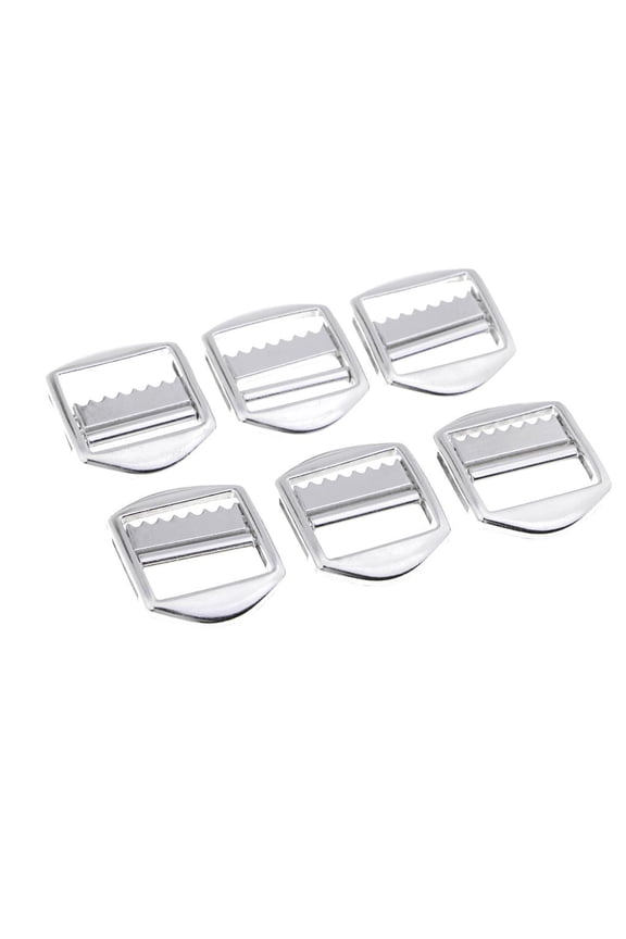 S SERENABLE 6 Pcs Slide Belt Buckle Slides Webbing Slider Belt Slider For Fasteners Strap Backpack Outdoor