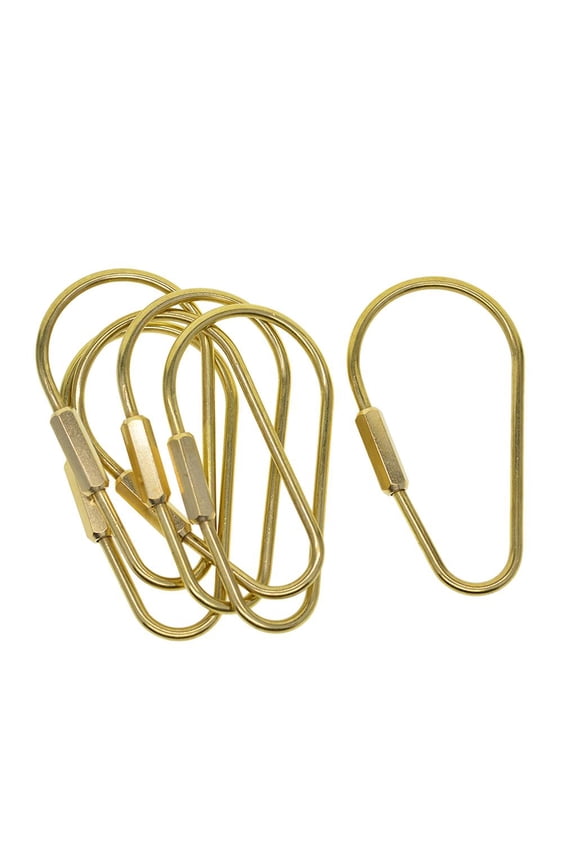 S SERENABLE 6 Pieces Brass Screw Key - 75x40mm