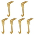 thumbnail image 1 of S SERENABLE 6Pcs Christmas Stockings Holder Hanger, Fireplace Stocking Hanger, Non Slip Metal Xmas Decoration Stocking Holders for Mantle Gold, 1 of 8