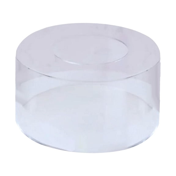 S SERENABLE Acrylic Cylinder Display Riser Round Decorative Centerpiece Decorative Supplies Decor Stand Riser Cake Dummy Cake Display for Party Birthday 15CM