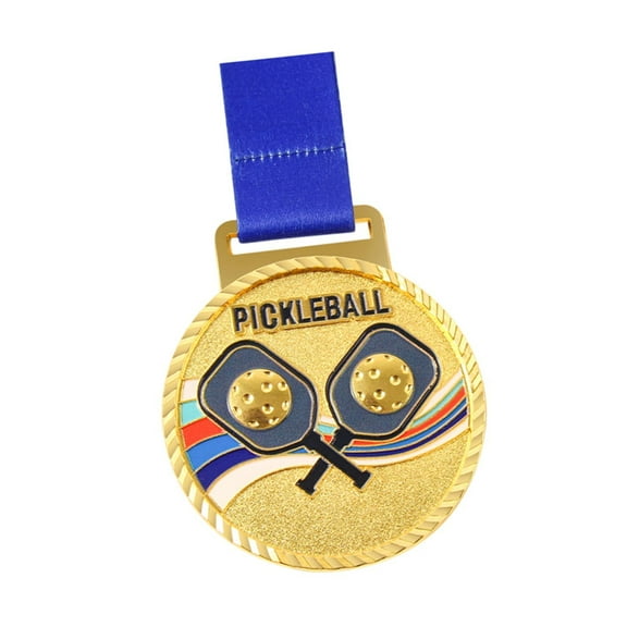 S SERENABLE Award Medal Prize Pickleball Football Sports Award with Lanyard for Sports Participation Competition Winner