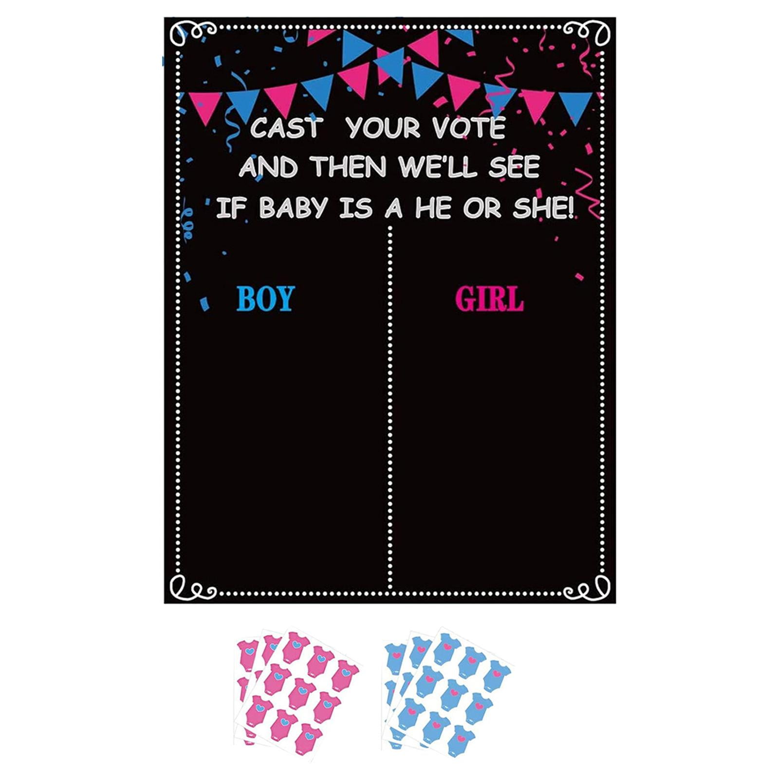 S SERENABLE Baby Gender Reveal Board, Gender Reveal, Voting Game, Baby Birthday, Party Supplies, Game, Fun Baby Gender Reveal, Ideas Game