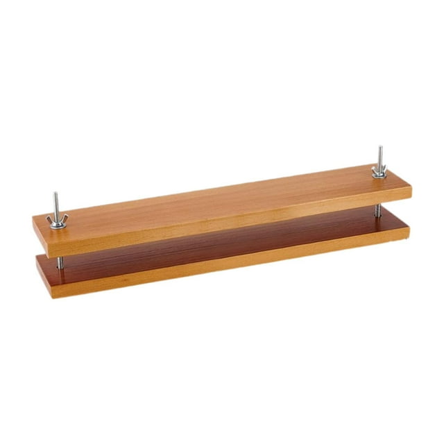 S SERENABLE Binding Press Wooden Bookbinding Press Wooden Book Binding Tool for Desktop School Ticket Marking Documents Labels