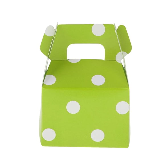 S SERENABLE Bridal Wedding Prom Sweet Polka Dot Baby Shower Paper Favor Candy Box Green