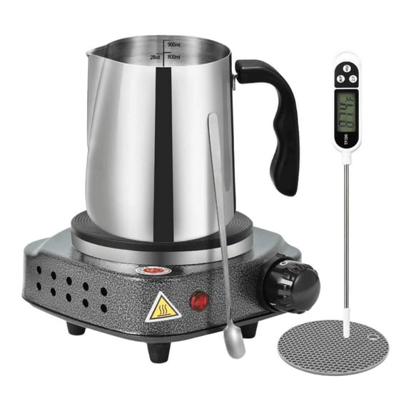 S SERENABLE Candle Making Kit Candle Making Pouring Pot Gifts DIY Candle Making Supplies