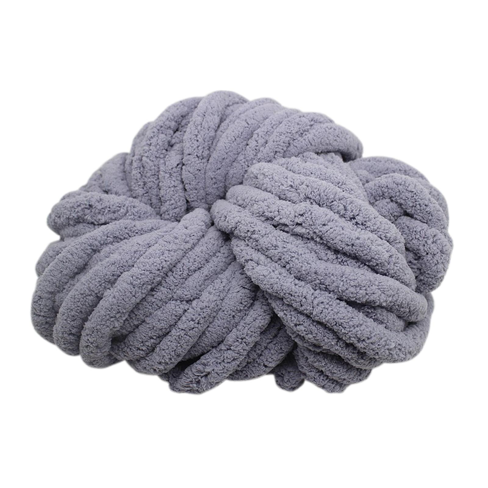 S SERENABLE Chunky Chenille Yarn for Crocheting, Bulky Thick Yarn for