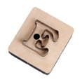 thumbnail image 1 of S SERENABLE Cutting Die Leather Cutter Model Crafts Easy to Use Portable Wood Die Reusable Leathercrafts Making Household for Starter DIY E, 1 of 8