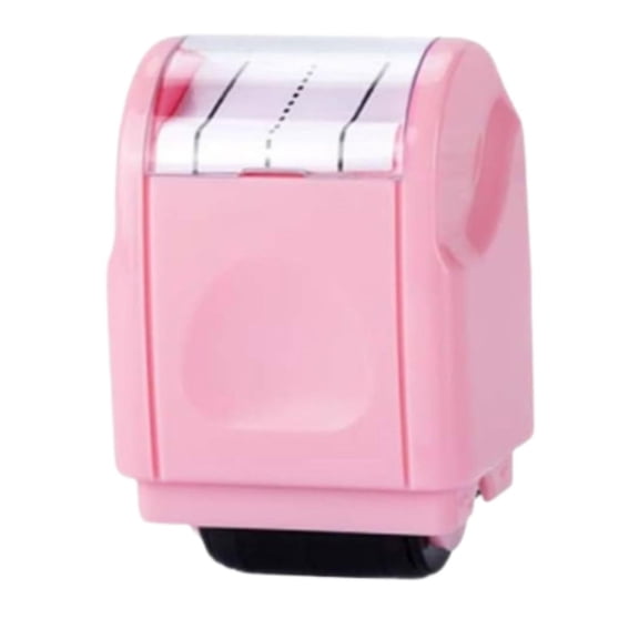 S SERENABLE Dashed Handwriting Lines Practice Roller Stamp, Line Rolling Stamp for Students Home Kindergarten Office Home Adults Pink