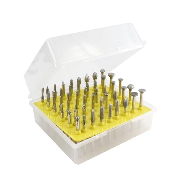 S SERENABLE Diamond Grinding Stones Deburring Grinding Stones Rotary Tools Accessories Sharpening Bit for Ceramics Carving Glass