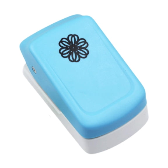 S SERENABLE Embossing Puncher Craft Lever Punch Multifunction Crafts Project Mini Fancy Punch DIY Supplies for Home Self Made Index Label Flower Shape
