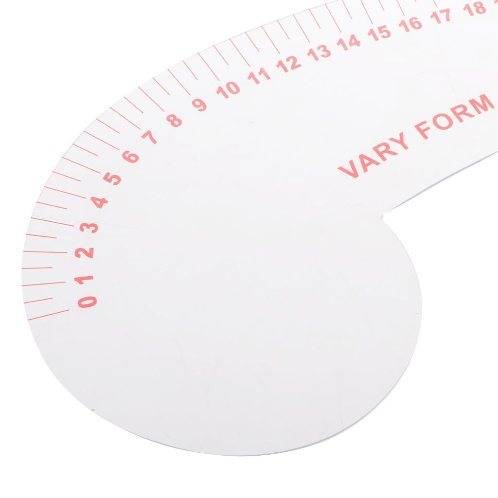 Comma Shaped Ruler S SERENABLE Fashion Comma Shaped Transparent French Curve Ruler Drawing ...