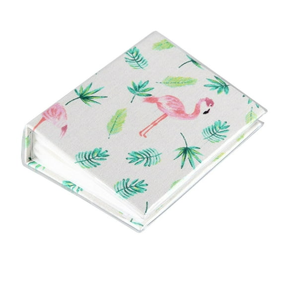 S SERENABLE Flamingo Photo Album Sturdy Slip in Pockets for Baby Vacation Family Wedding 7inch