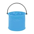 thumbnail image 1 of S SERENABLE Folding Bucket Watercolor Brush Washer Bucket Waterproof Portable Camp Wash Basin Container for Travel Studio Camping Fishing Blue, 1 of 8