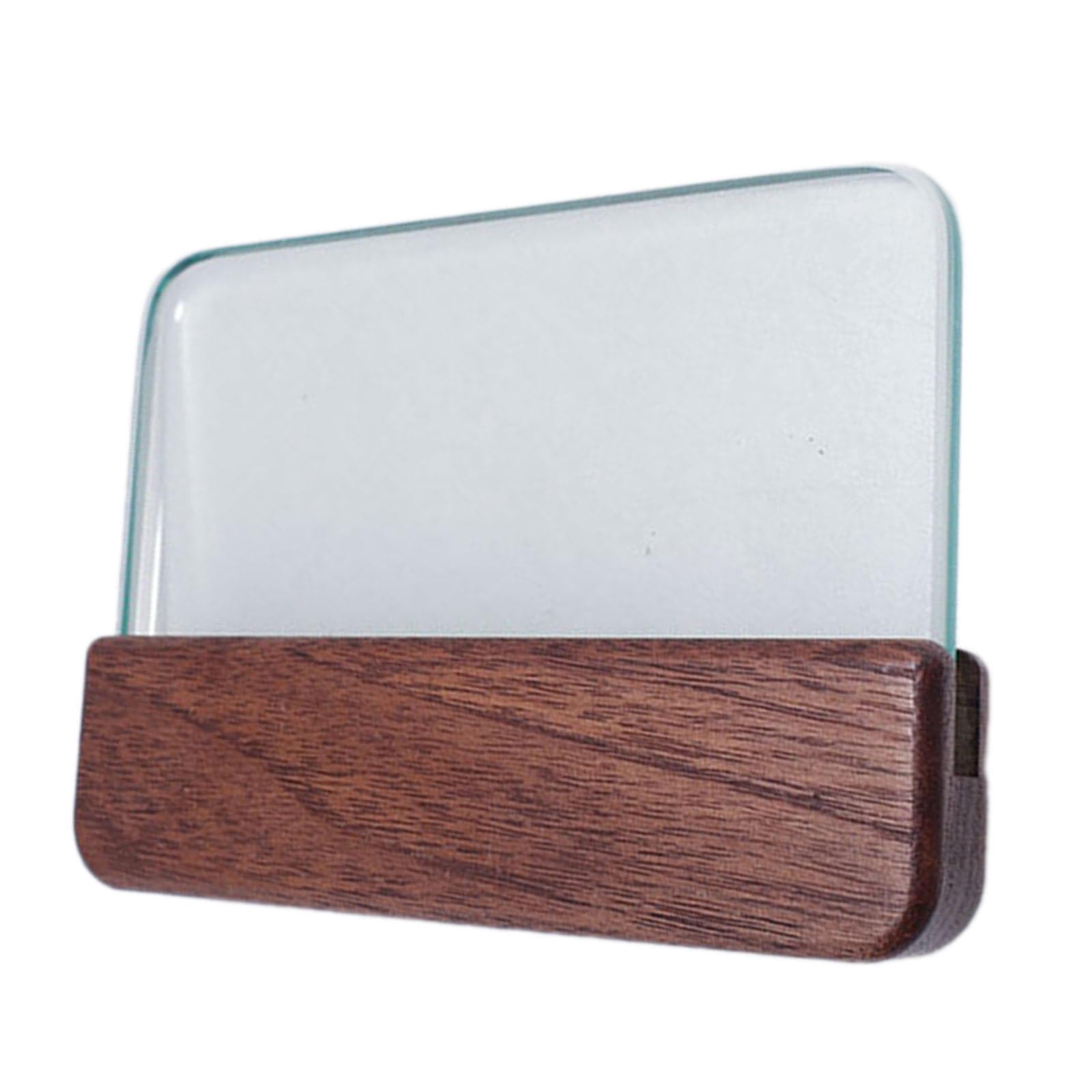 S SERENABLE Glass Slicker for Burnishing Leather Crafting Versatile Block Smoothing Tool