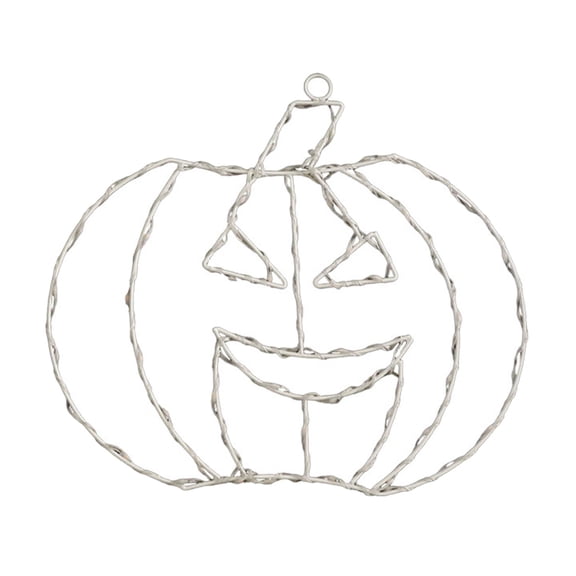 S SERENABLE Halloween Window Light Pumpkin Light Iron Art Halloween Decoration, Lighted Jack O Lantern for Room, Wall, Party, Living Room