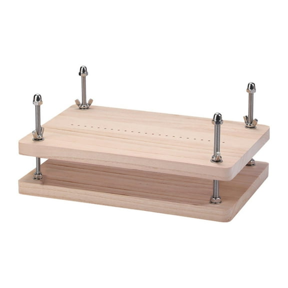 S SERENABLE , Handmade Paper Press,DIY Crafting,Easy to Assemble,Book Binding Board for Book Binding,Bookbinding,Office Desktop Wood