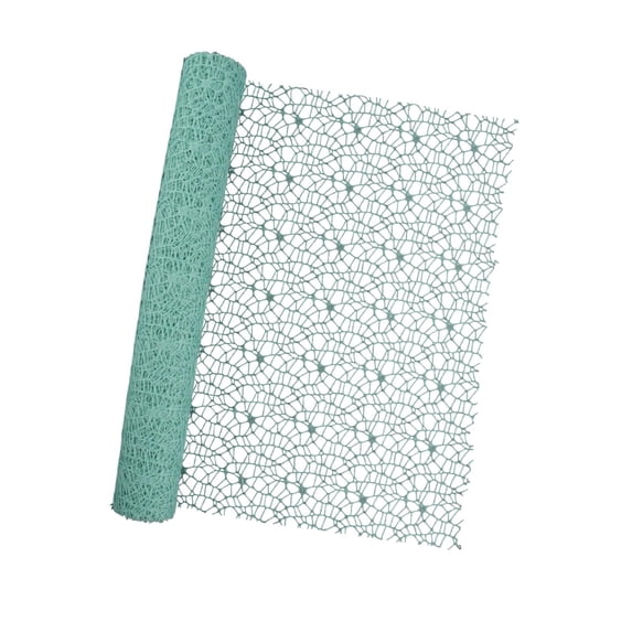S SERENABLE Jacquard Net Mesh Creative Floral Wrapper for Florist Supplies Wedding Gifts Green