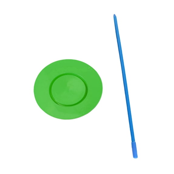 S SERENABLE Juggling Spinning Plate Circus Plate Spinning Skill Dance Party Multi Colors green