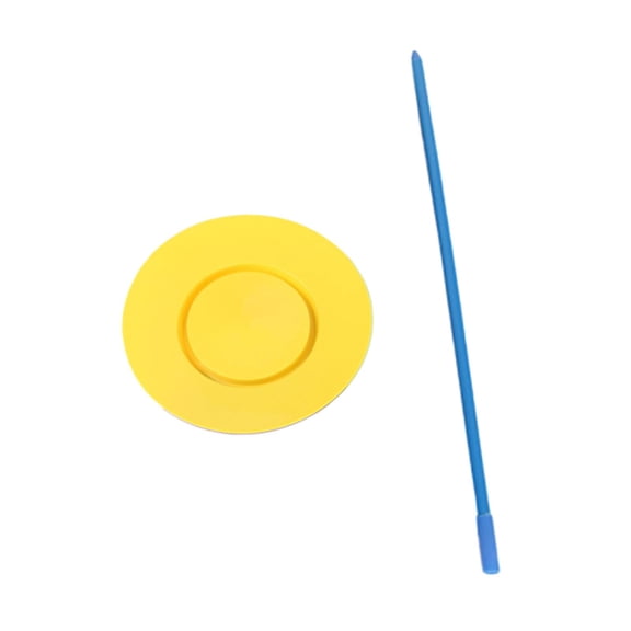S SERENABLE Juggling Spinning Plate Circus Plate Spinning Skill Dance Party Multi Colors yellow