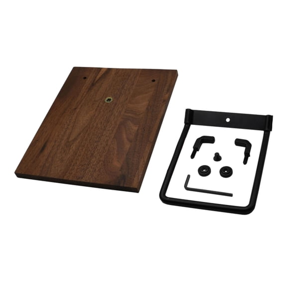 S SERENABLE Perpetual Calendar Stand, Desk Calendar Stand Holder Gift Ornament Calendar Display Calendar Holder Rack for Party Decoration Dark Wood