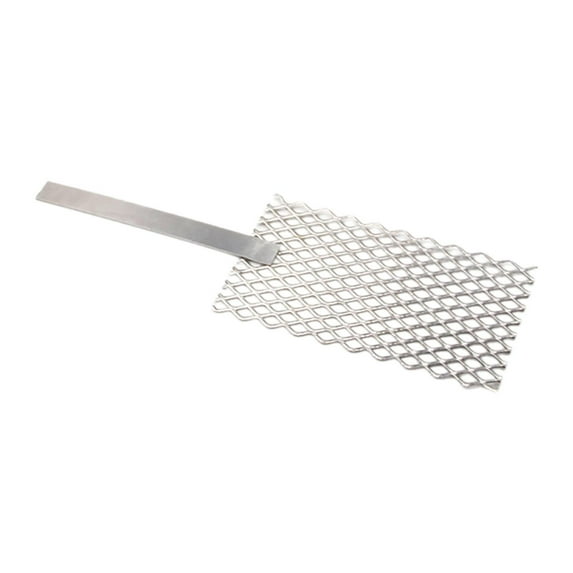 S SERENABLE Platinized Titanium Mesh Titanium Anode Jewelry Plating Tool Grid for Manufacturing Electrolysis Good Electrical Conductivity 5cmx10cm With handle