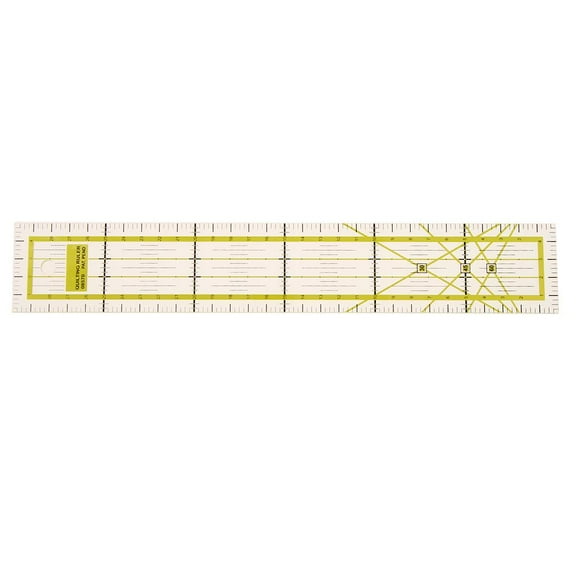 S SERENABLE Quilting Ruler - Transparent Patchwork Ruler -Rotary Cutter Ruler for Sewing Handicrafts with Exact Measurements And Cuts
