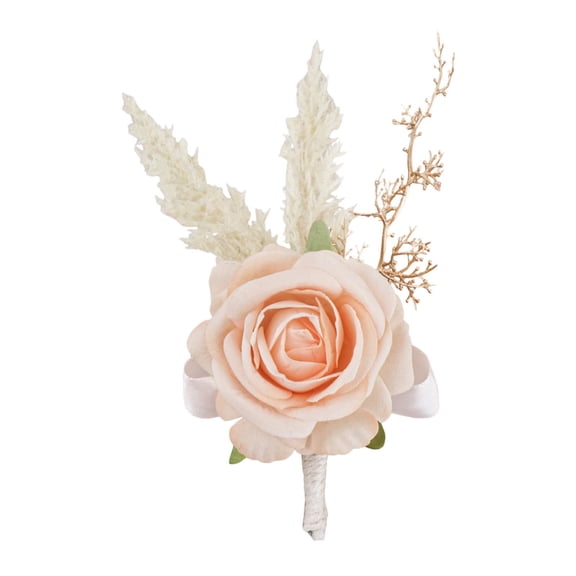S SERENABLE Rose Boutonniere Groom and Best Man Boutonnieres for Prom Bridesmaid Wedding